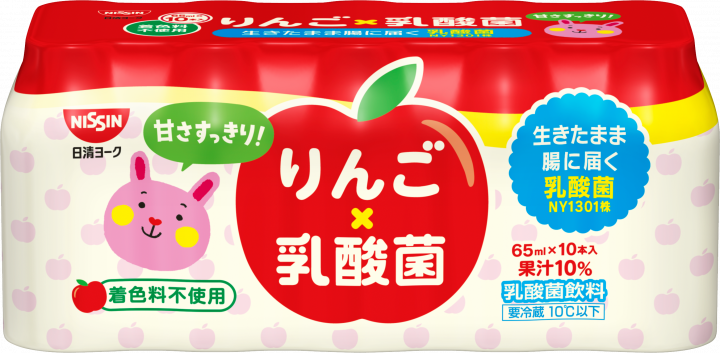 りんご乳酸菌 65ml 10 日清食品グループ
